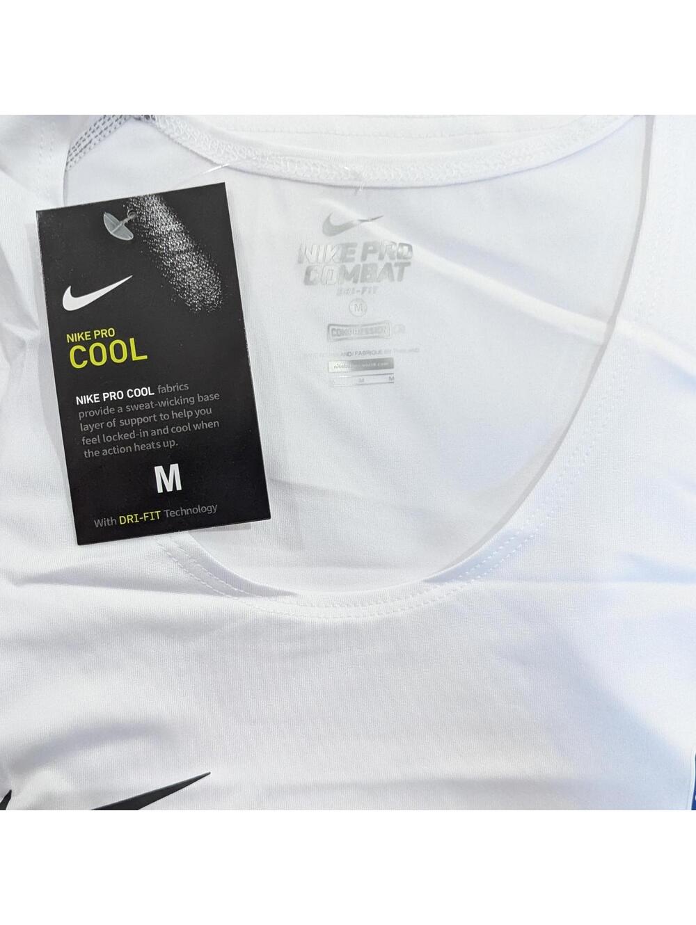 Nike Pro Combat NBA Compression Tank Top Men's M White Dri-FIT Basketball NWT - Picture 7 of 8